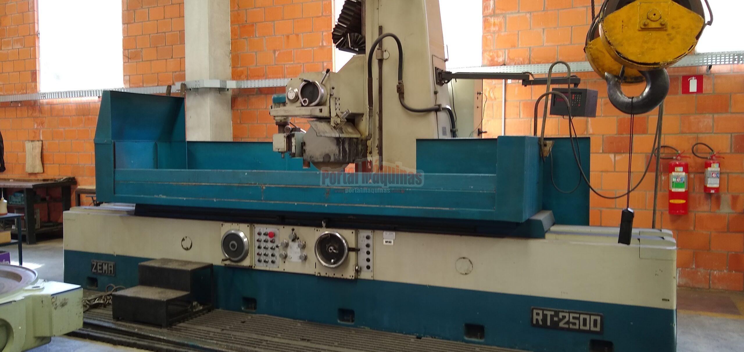 Retifica Plaina Retifica Plana Zema RT 2500 (2500 x 650 x 600 mm) – Portal Máquinas
