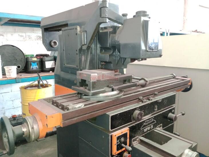 Fresadora Universal ISO40 KONE KFE3 – 300×1500 mm - Portal Máquinas